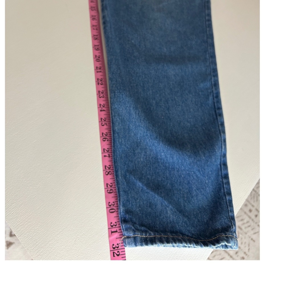 Vintage 90s Levi's Made in USA High Rise Pleated Mom Jeans Women's 16 30x31 - Picture 9 of 9